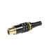 Conector RCA Hembra Rojo/Blanco/Amarillo, Muelle de 4.5mm