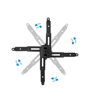 Soporte de Pared para Proyectores, Extensible, Inclinable, soporta hasta 20kg