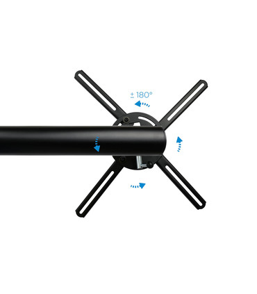 Soporte de Pared para Proyectores, Extensible, Rotatorio, Inclinable, soporta hasta 26kg