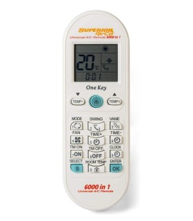 Mando Universal para Aire Acondicionado, Ajuste Automático de Temperatura, Compatible con 6000 Códigos