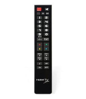 Mando Universal de TV Especial para Hoteles, Sin Tecla Menú y Botones Grandes, Programación por PC