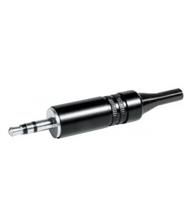Conector Jack 3.5mm Macho Estéreo, Muelle de 3mm