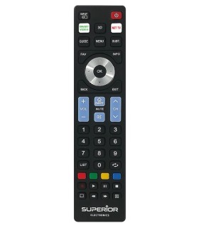 Mando Universal 5en1 para Televisores SmartTV de LG, Philips, Samsung, Sony y Panasonic, Equivalente a los Mandos Originales