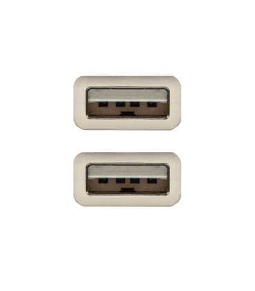 Cable USB 2.0 de USB-A a USB-A, disponible en 1/2/3 metros