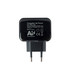 Cargador 2xUSB de 17W, 5V-3.4A, Chip Inteligente incorporado, Protección contra Sobrecarga