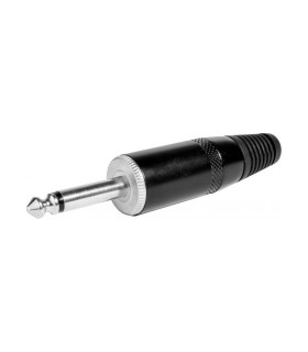 Conector Jack 6.3mm Macho Mono Altavoz, Admite cables de 7.8mm