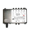 Central de Banda Ancha de 5 entradas y 1 salida (2xUHF-FI-DAB-FM), 24V UHF, 18/13/0V FI, 45/40dB, Filtro 5G, Conectores F, Triax