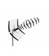 Antena TDT de 18dBi, 21-48 canales, Filtro 4G/5G, IP55, Alcad Neo