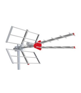 Antena TDT de 11.5dBi, 21-48 canales, Filtro 5G, Fte Eye