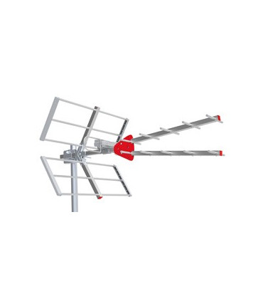 Antena TDT de 11.5dBi, 21-48 canales, Filtro 5G, Fte Eye