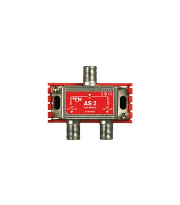 Repartidor 5-2400 MHz de 2/3/4/6 salidas, Conector tipo F, Paso de Corriente, Fte AS