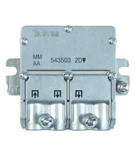 Repartidor 5-2400MHz de 2/3/4 Salidas, Conectores EasyF, Paso de Corriente, Televés