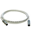 Cable Coaxial de Antena, Conectores IEC Macho-Hembra, Triple Blindaje, Conductor Interior de Cu