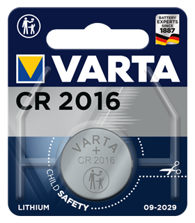 CR-2016 Pila de Botón de Litio 3V, Varta