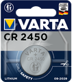 CR-2450 Pila de Botón de Litio 3V, Varta