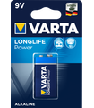 6LR61 Pila Alcalina 9V, Varta Longlife Power