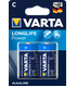 LR14 Pila Alcalina C 1.5V, Varta Longlife Power