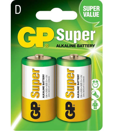 LR20 Pila Alcalina D 1.5V, GP Super