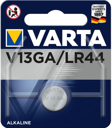 LR44 Pila de Botón Alcalina 1.5V, Varta