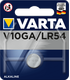 LR54 Pila de Botón Alcalina 1.5V, Varta