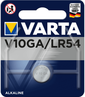 LR54 Pila de Botón Alcalina 1.5V, Varta