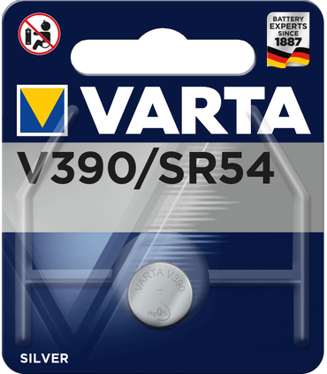 SR54 Pila de Botón de Óxido de Plata 1.55V, Varta