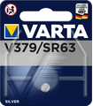 SR63 Pila de Botón de Óxido de Plata 1.55V, Varta
