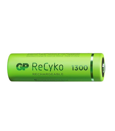 Pilas Recargables AA de 1300mAh, Ni-MH, 1.2V, Precargadas de fábrica, GP ReCyko,