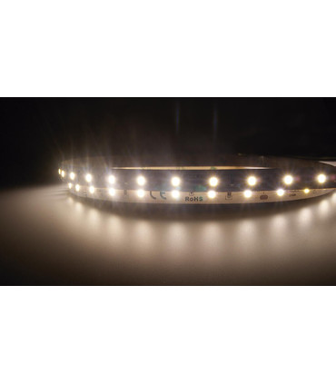 Tira de Led SMD 2835, 24V, 60W, 60 led/m CRI83, IP20 o IP54 en Luz Neutra, Fría Cálida y Extra Cálida, Adhesivo 300LSE, Dimmable