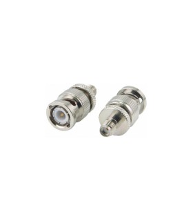 Adaptador de SMA Hembra a BNC Macho, 50 ohmios, Altas Prestaciones