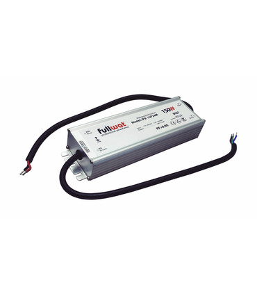 Fuente de Alimentación Conmutada de 24V, 150W, 6.3A, Estanca IP67, Protección contra Sobrecalentamiento, Dimensiones 170x63x38mm