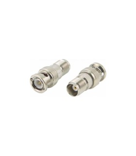 Adaptador de TNC Hembra a BNC Macho, 50 ohmios, Altas Prestaciones