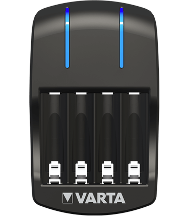 Cargador para Pilas Recargables tipo AA y AAA de NiMH, Temporizador de Apagado, Led de Carga, Voltaje Universal 100-240V