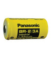 BR2/3A Pila de Litio 3V, 1200mAh, 33.5x17mm, IEC BR17335, Panasonic