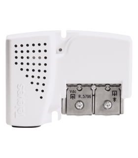 Fuente de Alimentación para Amplificadores, 1 Salida, 12V 220mA, FI mix, Conexión EasyF, Atornillable, Televés Picokom