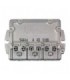 Derivador de 4D para TDT/SAT, 5/2400MHZ, 12dB, Planta 1, Conexión EasyF, Televés