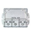 Repartidor de 4 Salidas para TDT/SAT, Pérdidas 9/7.5dB, Conexión EasyF, Paso DC, Tornillo a Tierra, Televés