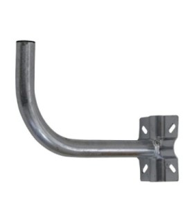 Soporte de Pared/Mástil tipo “L” para Antenas, Ø32mm, 320x165mm, Parabólicas de 60cm, Galvanizado en Caliente, FTE