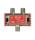 Derivador de 1e/1s/1d para TDT/SAT, 5-2400MHz, Derivación 15/16.5dB, Paso 1/1.6dB, Conectores F, Incluye Soporte, FTE AT115