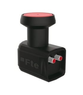 LNB Twin de 2 Salidas, 13/18V, Ganancia 55/68dB, FTE eXcellento Black