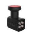 LNB Quad de 4 Salidas, 13/18V, Ganancia 55/68dB, FTE eXcellento Black