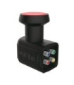 LNB Quattro de 4 Salidas con 4Polaridades/Banda, 13/18V, Ganancia 55/68dB, FTE eXcellento Black