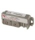 Repartidor de 3s para TDT/SAT 5-2400MHz, Atenuación 4.2/7dB, Blindaje 85dB, Conectores tipo Clema, Paso DC, Triax ESS3