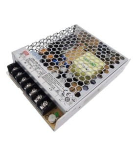 Fuente de Alimentación de 24V, 108W, 4.5A, Bajo Perfil, 129x97x30mm, Mean Well
