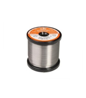 Rollo de Estaño Trimetal de 250g, Hilo de 1mm, Sn60 Pb38 Cu2, Flux CR2, MBO