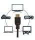 Cable HDMI 2.0 High Speed, 18Gbps, UHD 4K/60Hz 3840x2160p, 30AWG, Macho/Macho, Ethernet, 3D, HDR, HLG, ARC, CEC