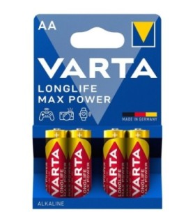LR6 Pilas Alcalinas AA de 1.5V, Varta Longlife Max Power