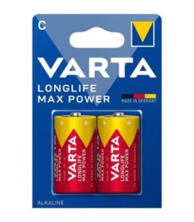 LR14 Pilas Alcalinas C de 1.5V, Varta Longlife Max Power
