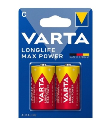 LR14 Pilas Alcalinas C de 1.5V, Varta Longlife Max Power