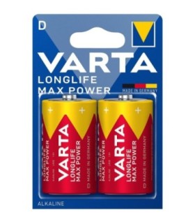 LR20 Pilas Alcalinas D de 1.5V, Varta Longlife Max Power